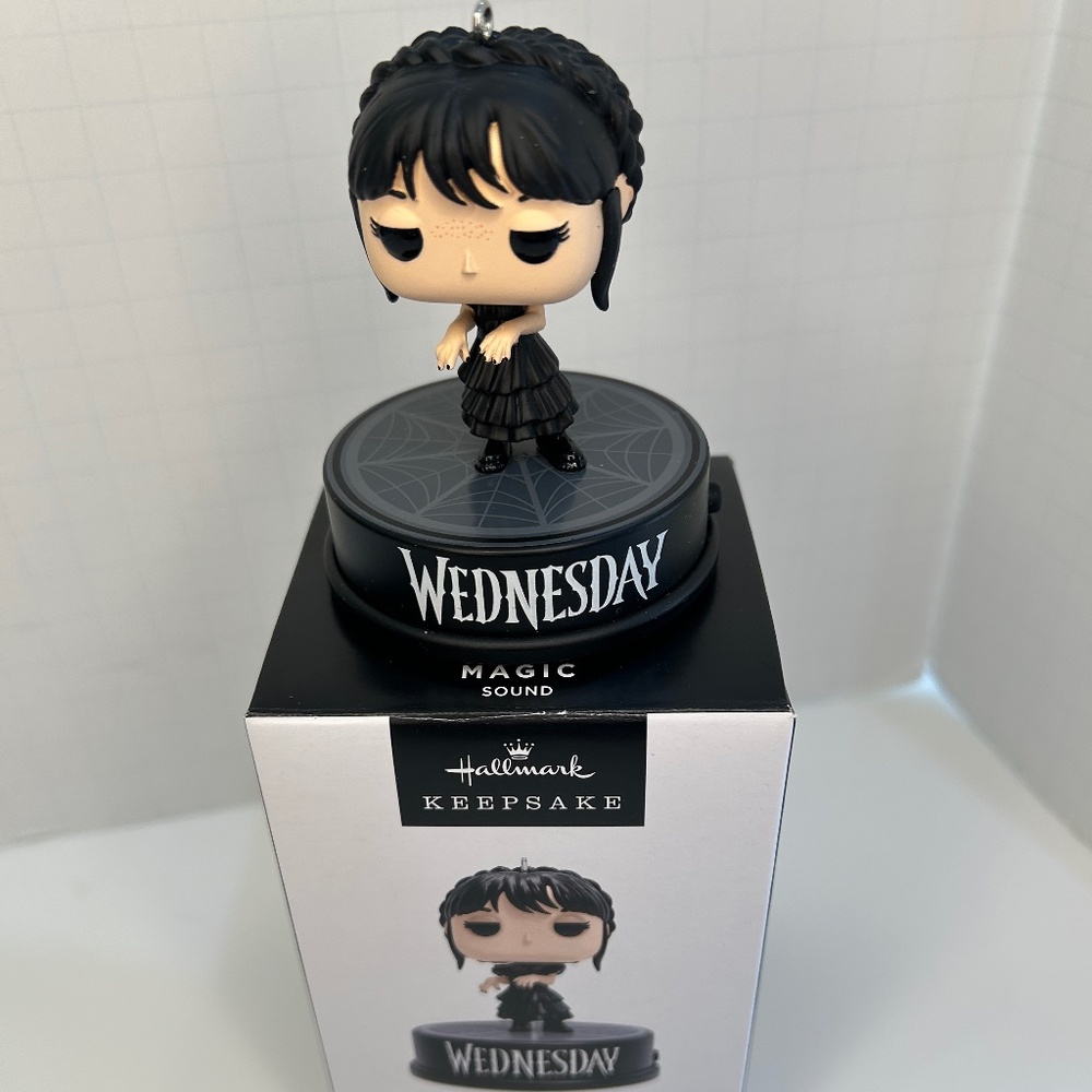 Wednesday's Rave'N Dance Funko Pop Hallmark Musical Magic Ornament 2024